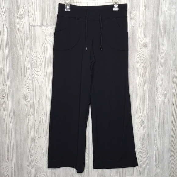 Lululemon Black Wide Leg Stretch Pants - Picture 1 of 16